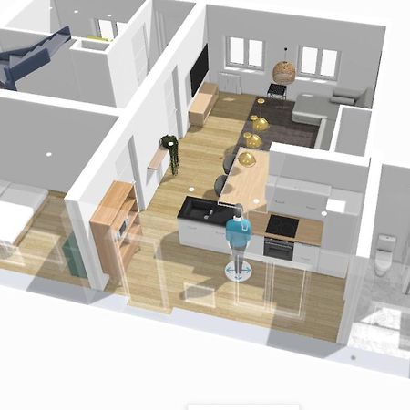 סן-אמנדה-לה-או Chez Clement Et Mathilde - Rdc Hyper Centre Tout Equipe - Avec Exterieur מראה חיצוני תמונה